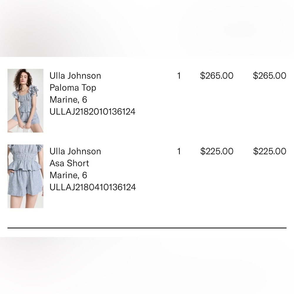 Ulla Johnson Shorts Matching Set - image 6